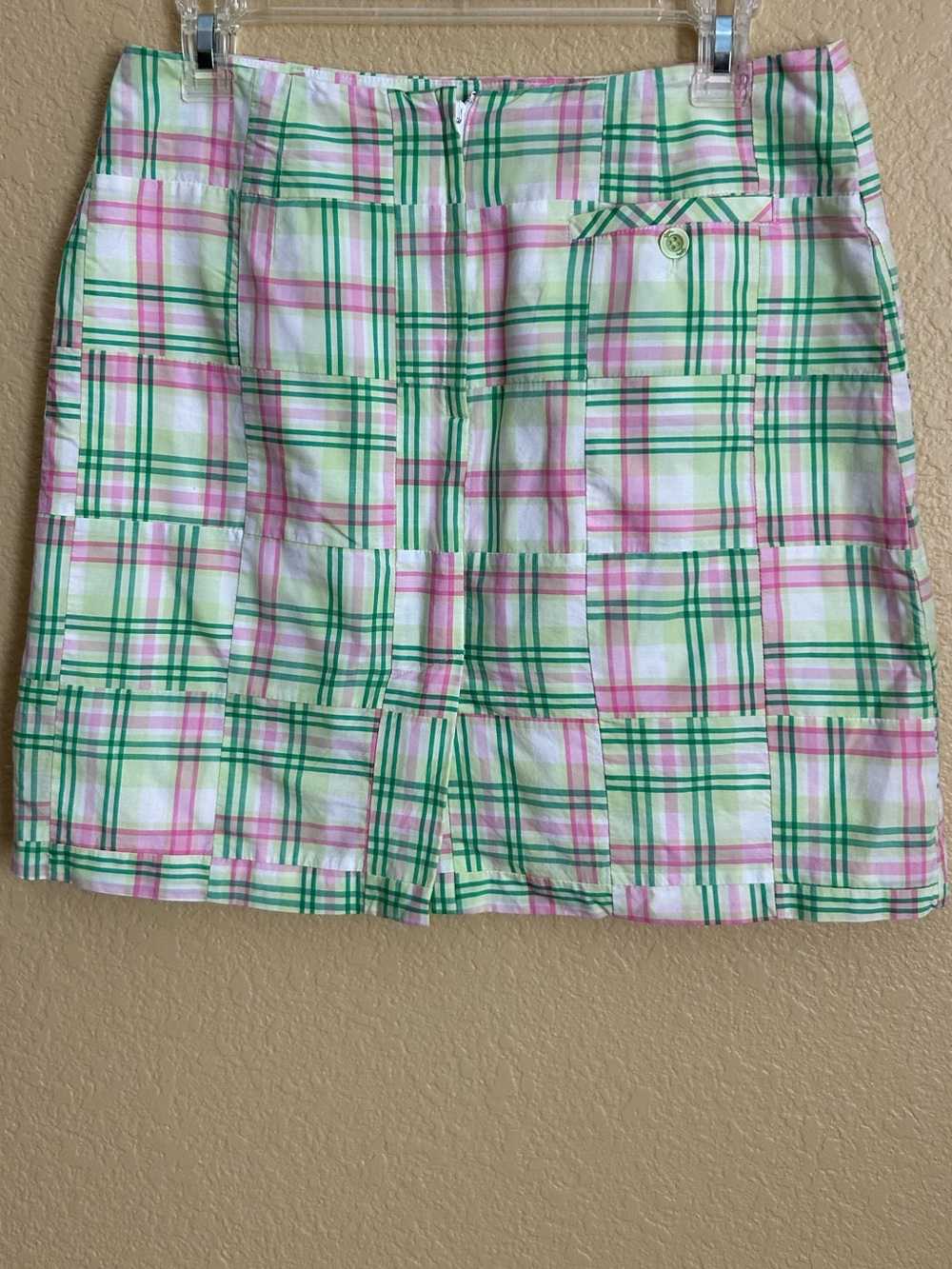 Lilly Pulitzer Vintage Patchwork Madras Skirt